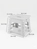 Imagen de BANCO PLEGABLE MEDIANO COLOR YQ-32 BLANCO